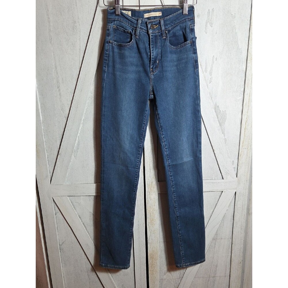 Levi's 724 High Rise Straight Jeans Size 25
